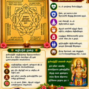 Dhanvantari Yantra - தன்வந்திரி யந்திரம்